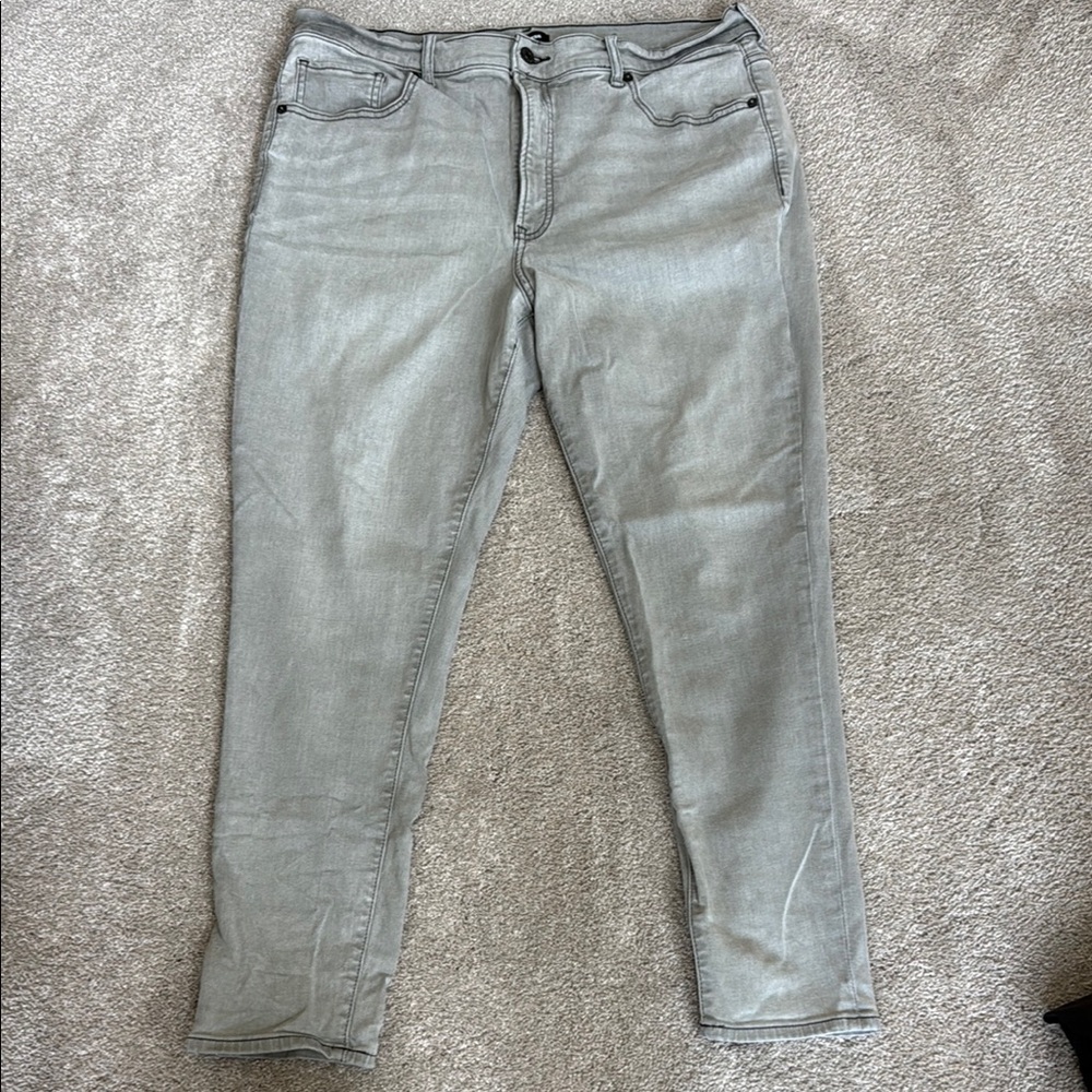 Express Gray Skinny Jeans with Modern Fit